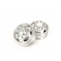 Alum. CNC 6 Round Hole Front Wheels (pair)