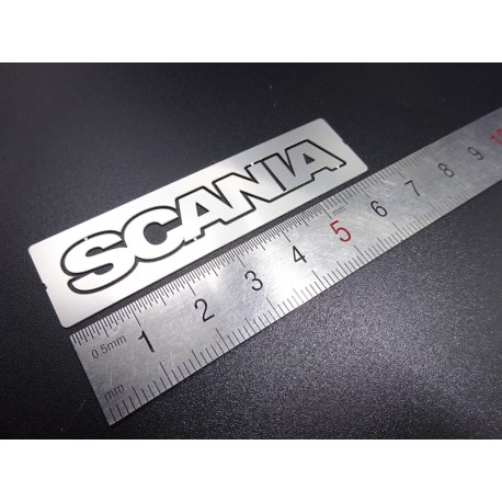 Metal Scania Patch 9mm x 58mm