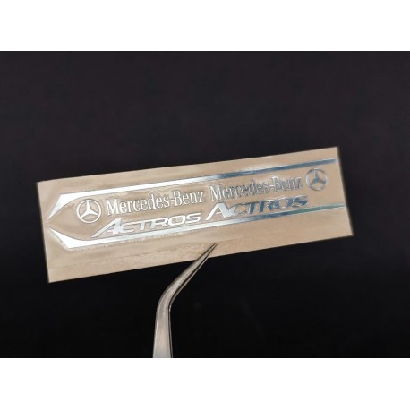Chrome Under The Windshield Decal for Tamiya 1/14 Mercedes Benz Actros