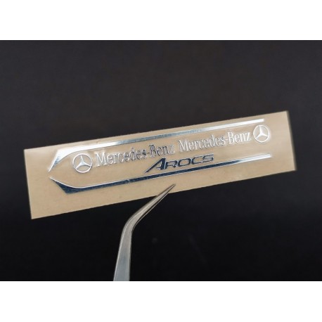 Chrome Under The Windshield Decal for Tamiya 1/14 Mercedes Benz Arocs