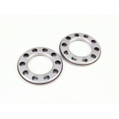 Stainless Steel Wheel Protech Cover Sandblasted (Pair)