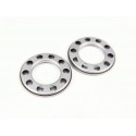 Stainless Steel Wheel Protech Cover Sandblasted (Pair)