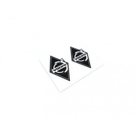 Black Diamond-Shaped Decal for Tamiya 1/14 Volvo