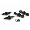 Ultimate V2 8x8 Axle w/ differential lock Set for Tamiya 1/14 Truck