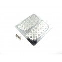Stainless Steel Taillights Housing Plate for Tamiya 1/14 MAN TGX 18.540 / 26.540