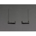 Euro Style Stainless Steel Antenna Set for Tamiya Truck Modifty