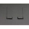 Euro Style Stainless Steel Antenna Set for Tamiya Truck Modifty