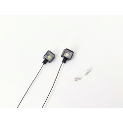 Recatular Spotlight LED Housing Set 8mm x 8mm