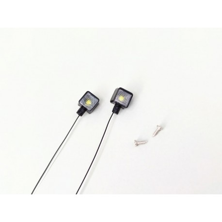 Recatular Spotlight LED Housing Set 8mm x 8mm