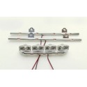 Front Grille Bar & Side Skirt Bar Orange LED PCB for Tamiya 1/14 Scania 770 S 6x4