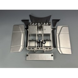 Reality Heavy Hauler Frame Mod. Kit w/SLT Side Spoiler for Tamiya 1/14 Scania 770 S Modifty