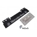 Rear Mud Flap Kit  for Tamiya 1/14 Mercedes-Benz