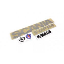 Detailed Scania Patch Set for Scania Facelift M100