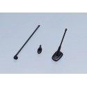 Spare Antenna & GPS Set for Tamiya 1/14 Scania 770 S 6x4 / 8x4/4