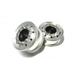 Reality Truck Alum. Wide Wheels w/chrome nut (pair)