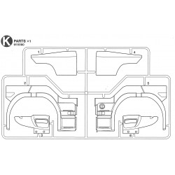 Tamiya Scania part K x1